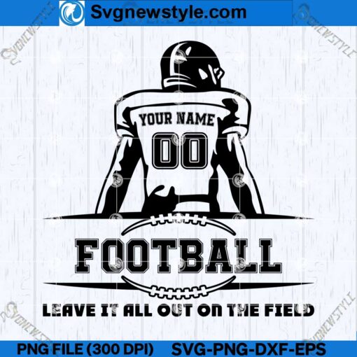 Football SVG Cut File