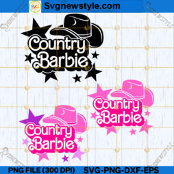 Country Barbi Western Cowboy Cowgirl SVG