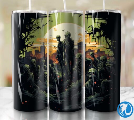Zombie Themed Tumbler Cup