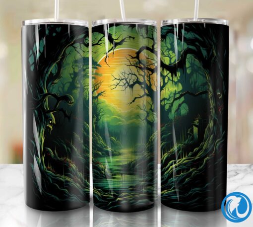 Eerie Forest Walk Tumbler