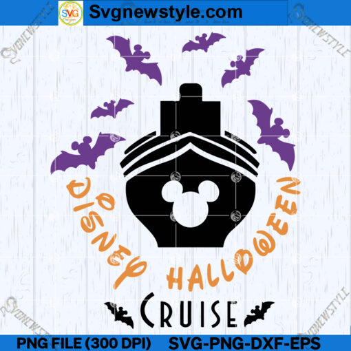 Cruise Halloween SVG PNG