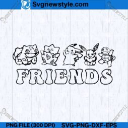 Cute Friends SVG