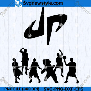 Dude Perfect Lettering SVG, Handwritten Logo Graphics SVG, Instant Download