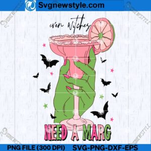 Even Witches Need a Marg SVG