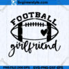 Football Girlfriend SVG