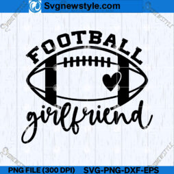 Football Girlfriend SVG