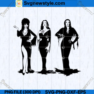 Goth Women SVG PNG