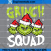 Grinch Squad SVG PNG