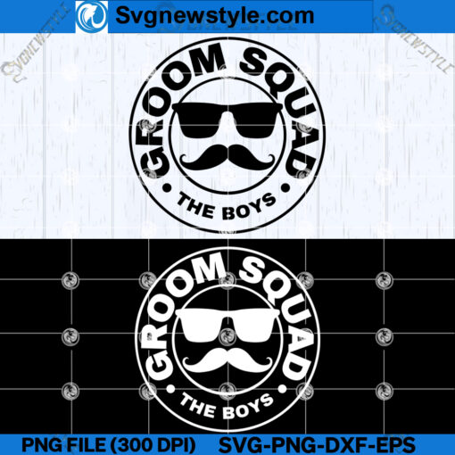 Groom Squad SVG PNG