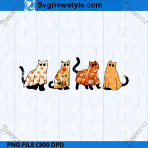 Spooky Cat Ghost PNG