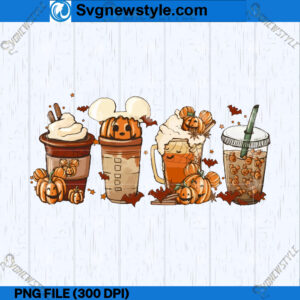 Mouse Halloween Coffee PNG