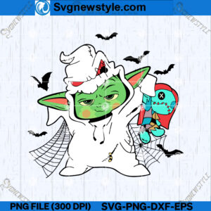 Halloween Baby Yoda SVG