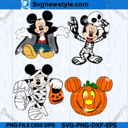 Halloween Mickey SVG Bundle