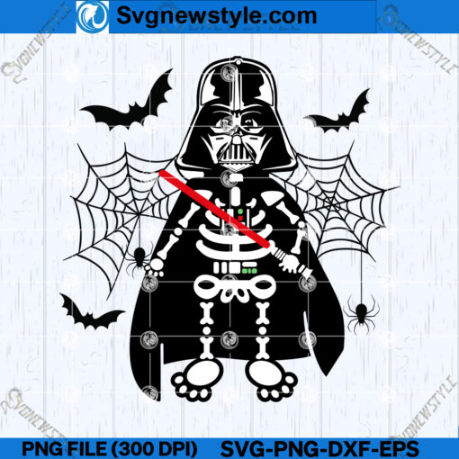 Happy Halloween Skeleton SVG PNG