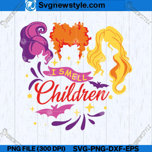 I Smell Children Witches SVG