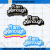 I am Kenough Kenn is Enough Logo SVG