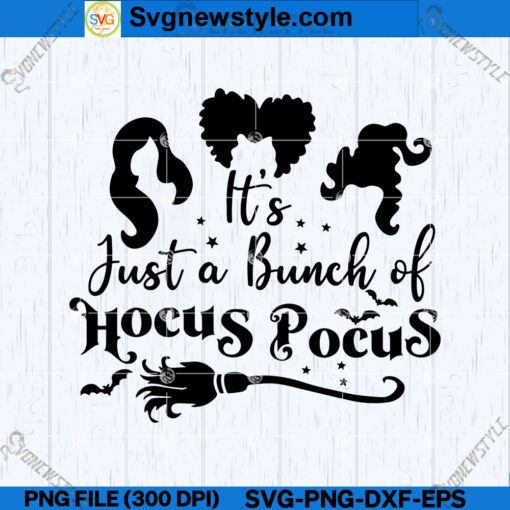 Hocus Pocus Witch SVG PNG