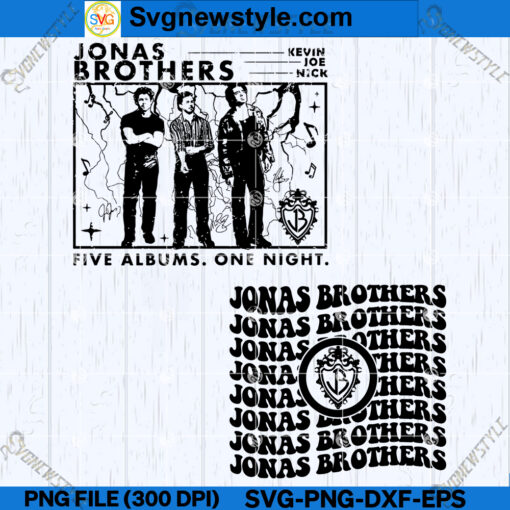 Jonas Brothers SVG File