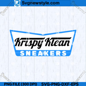 Krispy Klean Sneakers SVG PNG, Krispy Klean Shoes SVG, Cut File Svg