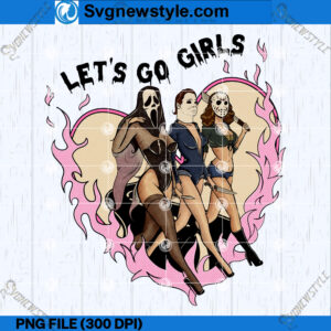 Lets Go Girls Halloween PNG