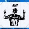 Lionel Messi Goat SVG