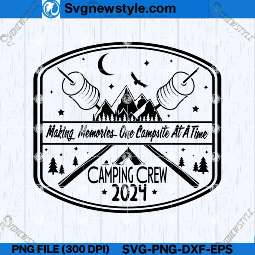 Camping Crew 2024 SVG