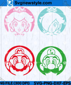 Super Mario SVG characters