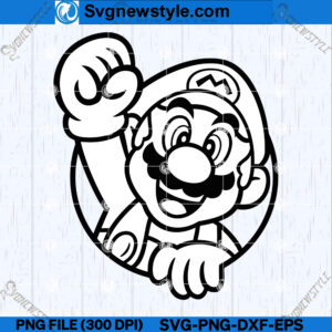 Super Mario Bros SVG, Nintendo Mario SVG, PNG, DXF, EPS, Cricut File