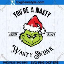 Mister Grinch Wasty Skunk SVG
