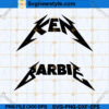 Metal Rock Kenn Barbi Logo Kendom SVG