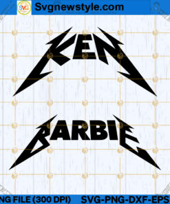Metal Rock Kenn Barbi Logo Kendom SVG
