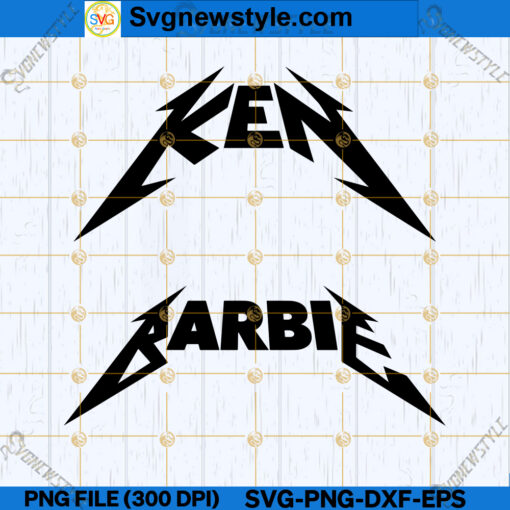 Metal Rock Kenn Barbi Logo Kendom SVG