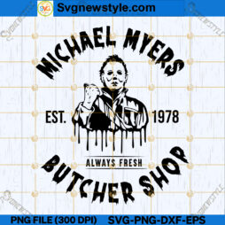 Michael Myers Butcher Shop SVG Cut File