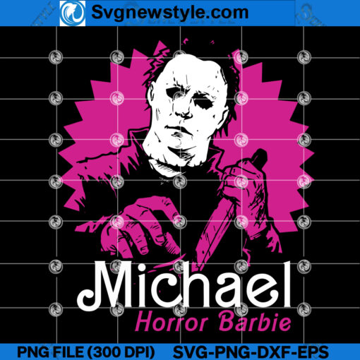 Michale Myers Horror Barbie SVG PNG