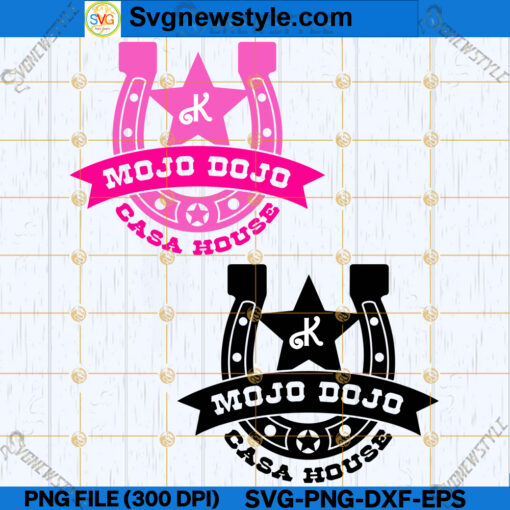 Mojo Dojo Casa House Horseshoe SVG