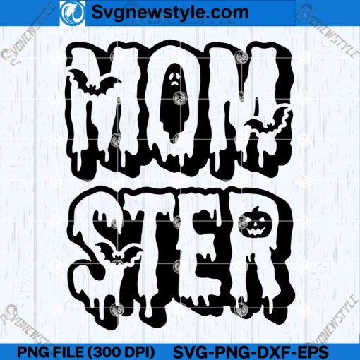 Momster Halloween SVG PNG