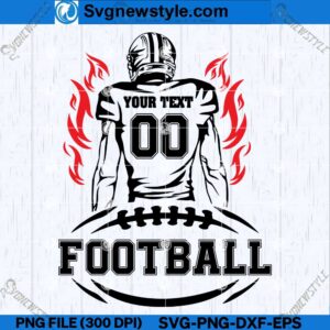 Personalized Football SVG