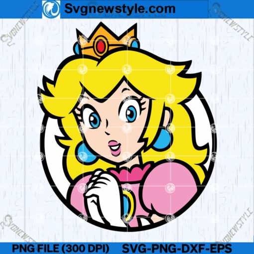 Peach Princess SVG files