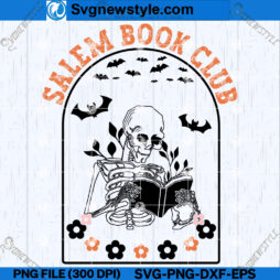 Salem Book Club SVG PNG