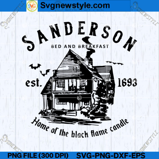 Halloween Sanderson Witch SVG