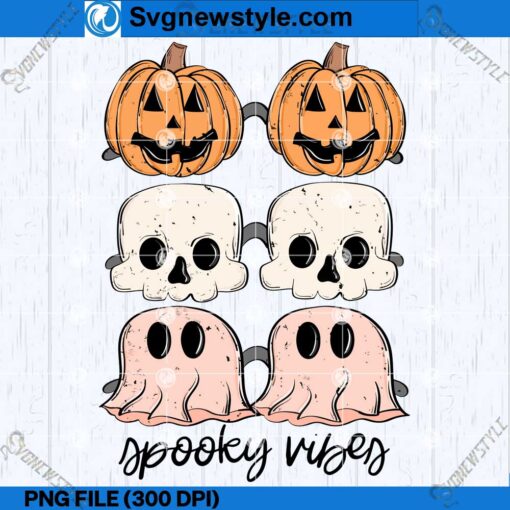 Halloween Vibes PNG Sublimation