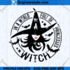 Halloween Witch SVG PNG