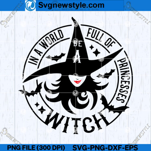 Halloween Witch SVG PNG