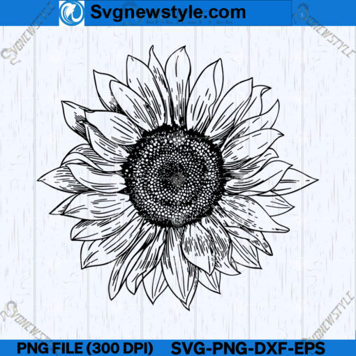 Sunflower SVG Design