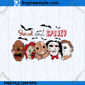 Sweet and Spooky Halloween PNG, Cute and Creepy Halloween PNG, Digital Download
