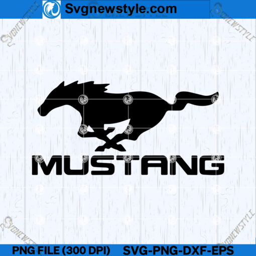 Mustang Logo SVG Design