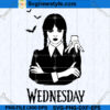 Wednesday Addams Design SVG