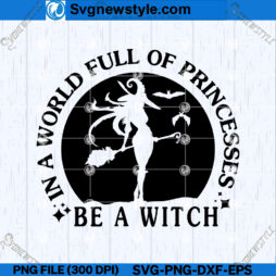 Fantasy Witchcraft Princess SVG