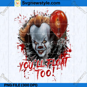 Scary Clown Float PNG