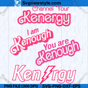 I Am Enough Pink Logo SVG Bundle